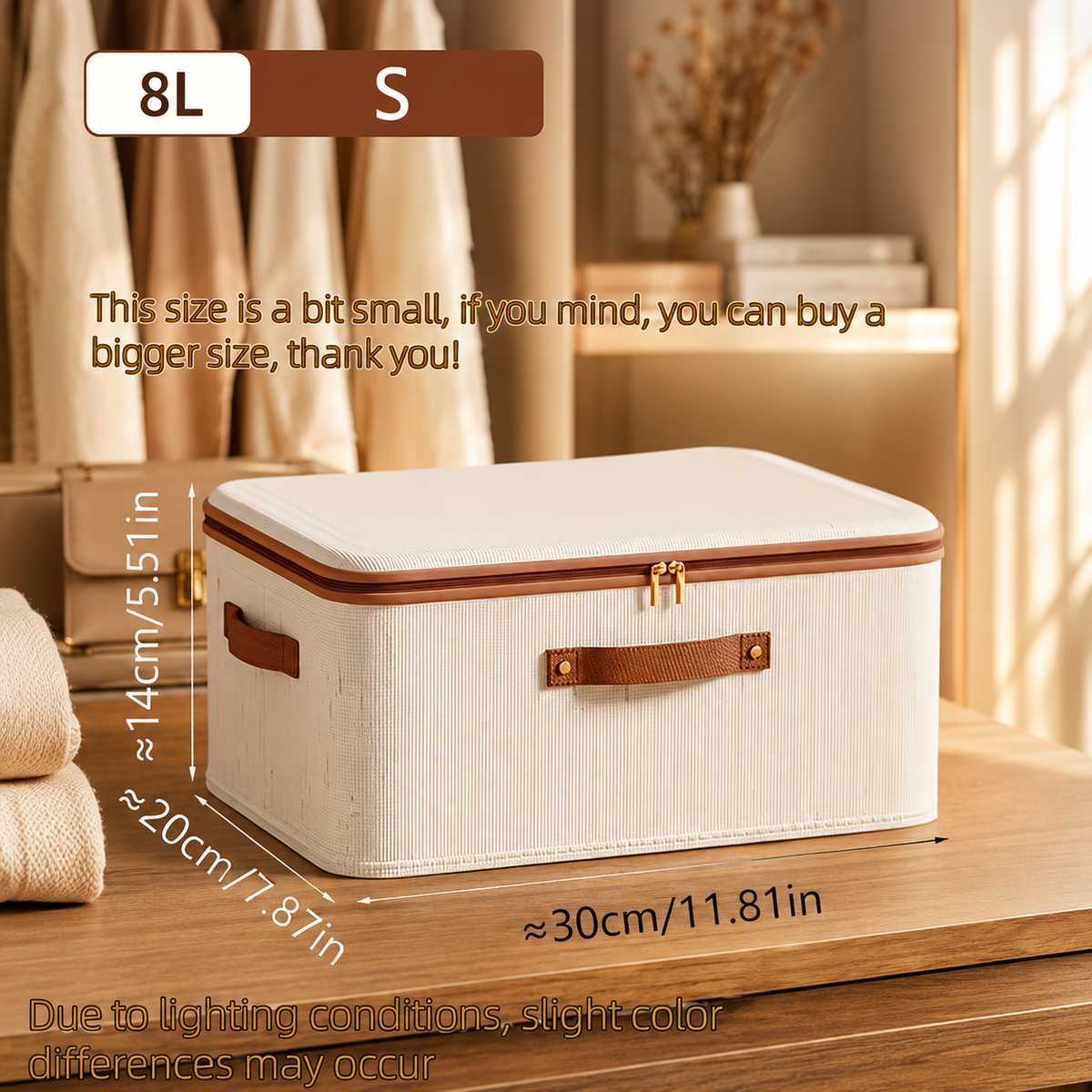 LuxeFold™ 8L Storage Box