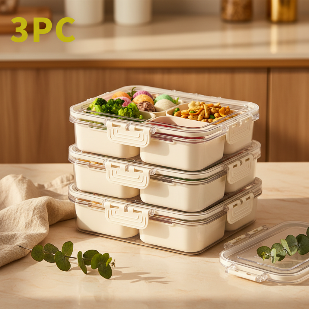 SnackNest™ Portable Snack Box 3-Piece Set